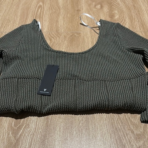 Lulus Olive Ribbed Knit Sweater - Picture 7 of 9